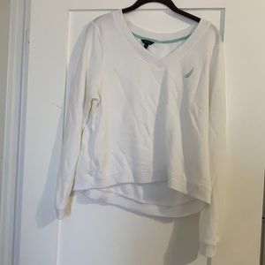 White náutica sweater